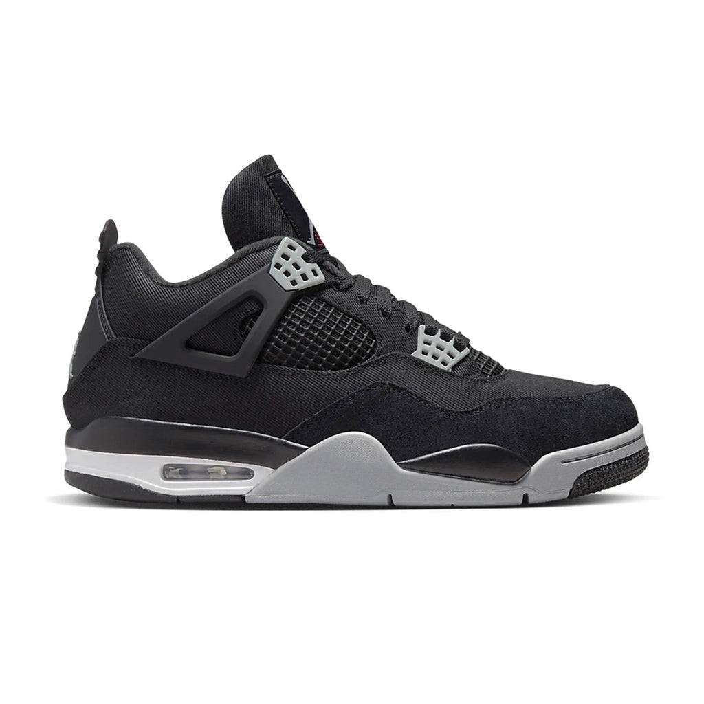 Jordan 4 Black Canvas